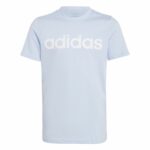 Παιδικό Μπλούζα με Κοντό Μανίκι Adidas Linear Logo Μπλε