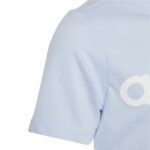 Παιδικό Μπλούζα με Κοντό Μανίκι Adidas Linear Logo Μπλε