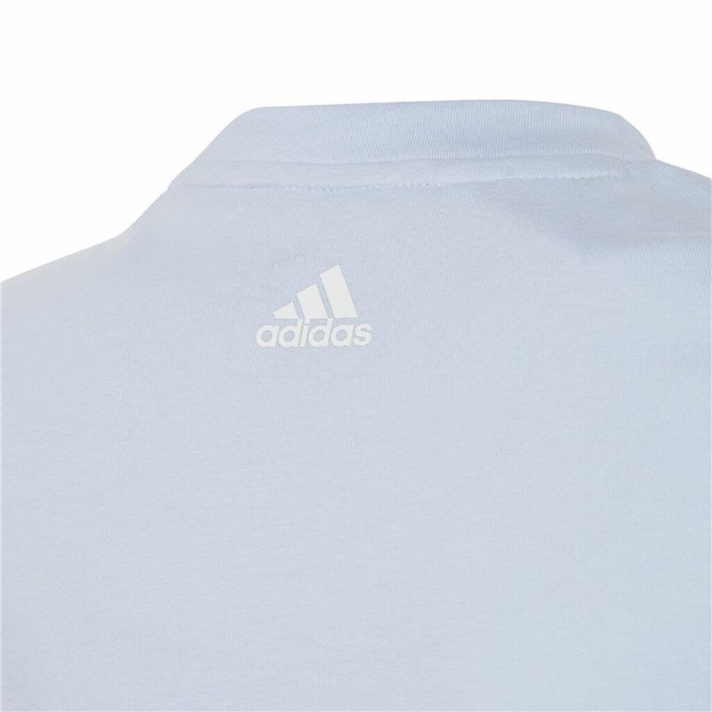 Παιδικό Μπλούζα με Κοντό Μανίκι Adidas Linear Logo Μπλε