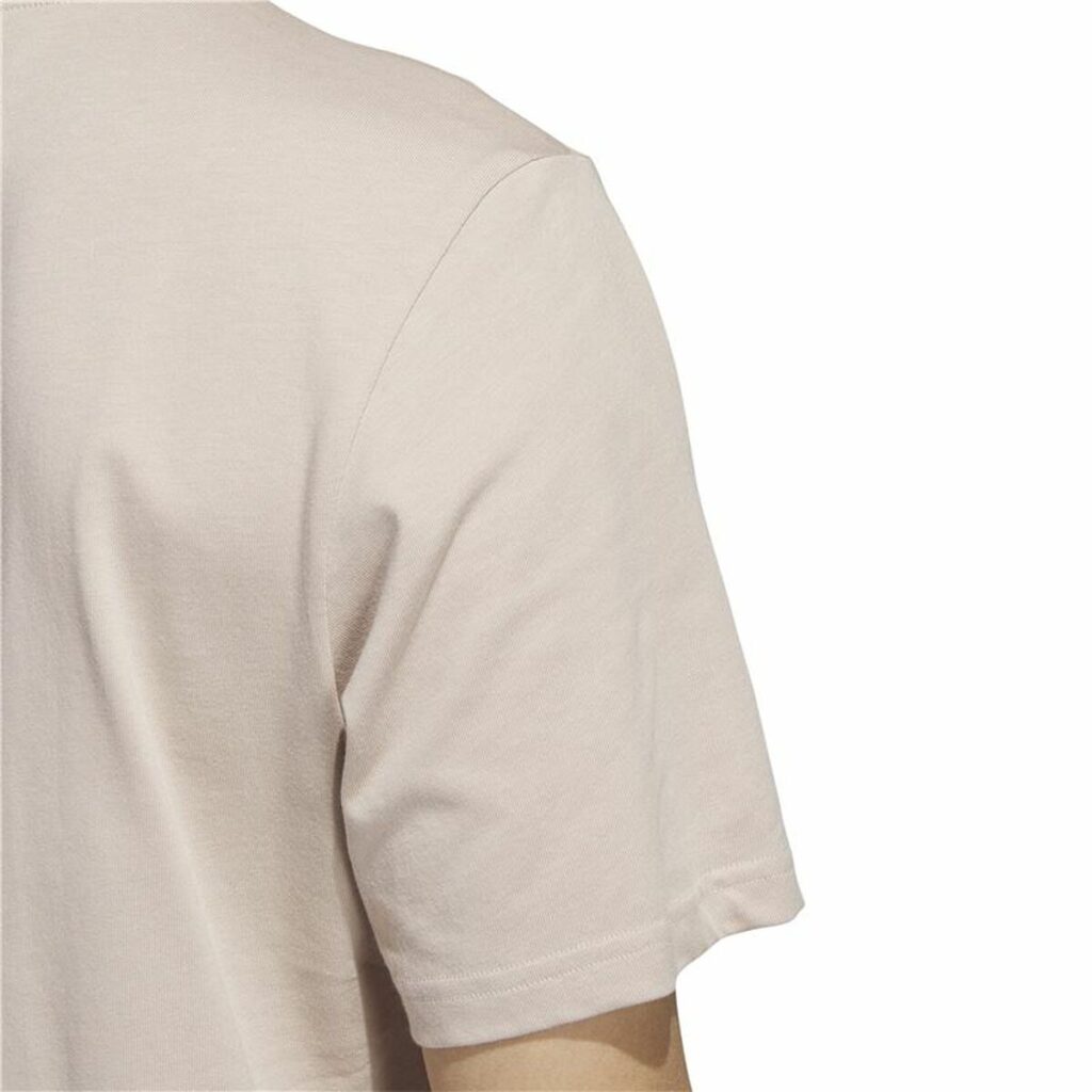 Ανδρική Μπλούζα με Κοντό Μανίκι Adidas Μπεζ Καμουφλάζ