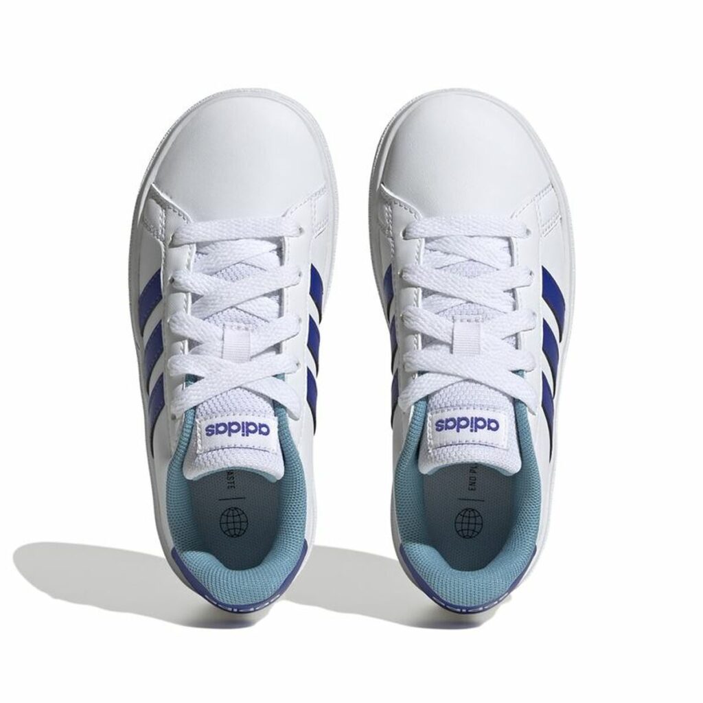 Παιδικά Aθλητικά Παπούτσια Adidas Grand Court 2.0 Λευκό Μπλε