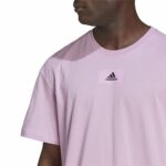 Ανδρική Μπλούζα με Κοντό Μανίκι Adidas Essentials Feelvivid Drop Λεβάντα