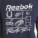 Ανδρική Μπλούζα με Κοντό Μανίκι Reebok GS Tailgate Team Σκούρο μπλε