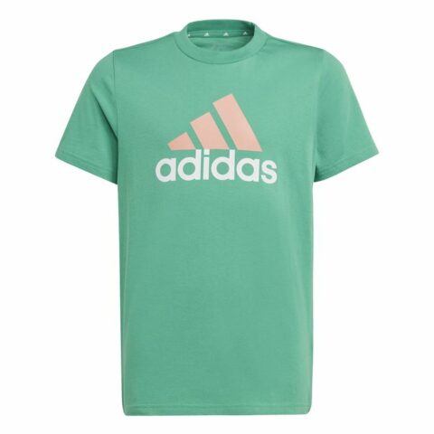 Παιδικό Μπλούζα με Κοντό Μανίκι Adidas Πράσινο