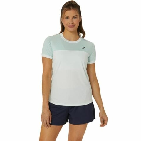 Kοντομάνικο Aθλητικό Mπλουζάκι Asics Court Λευκό Γυναίκα Τένις