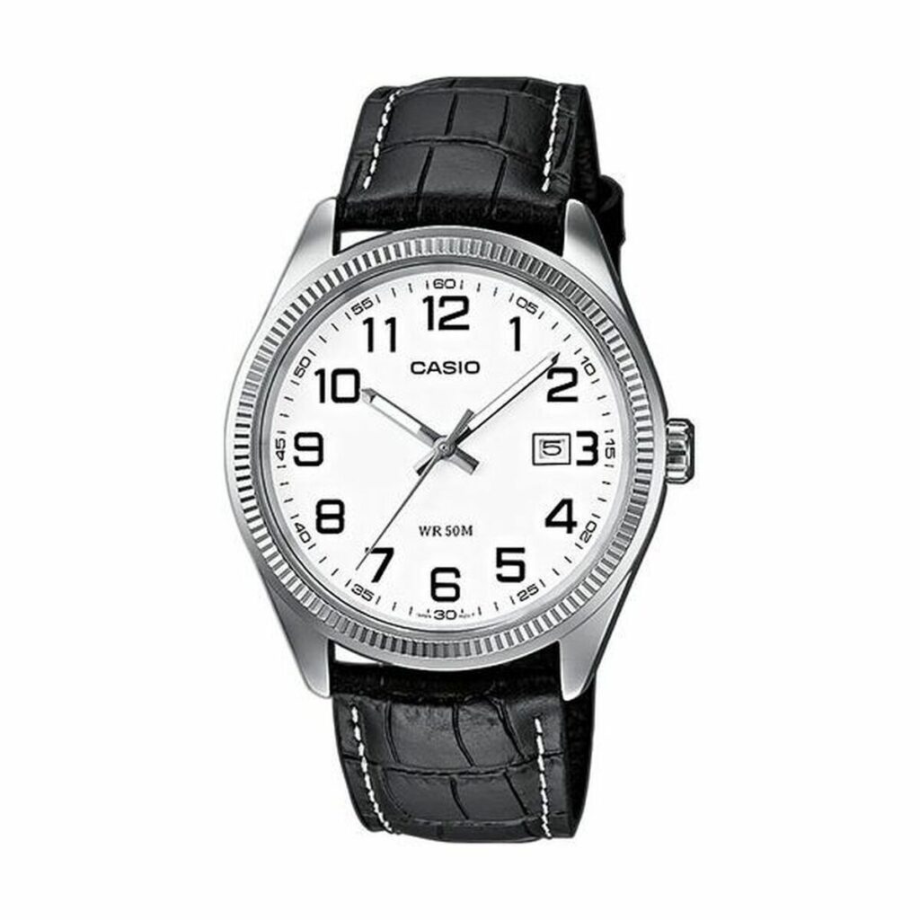 Ανδρικά Ρολόγια Casio DATE Μαύρο (Ø 40 mm) (Ø 39 mm)