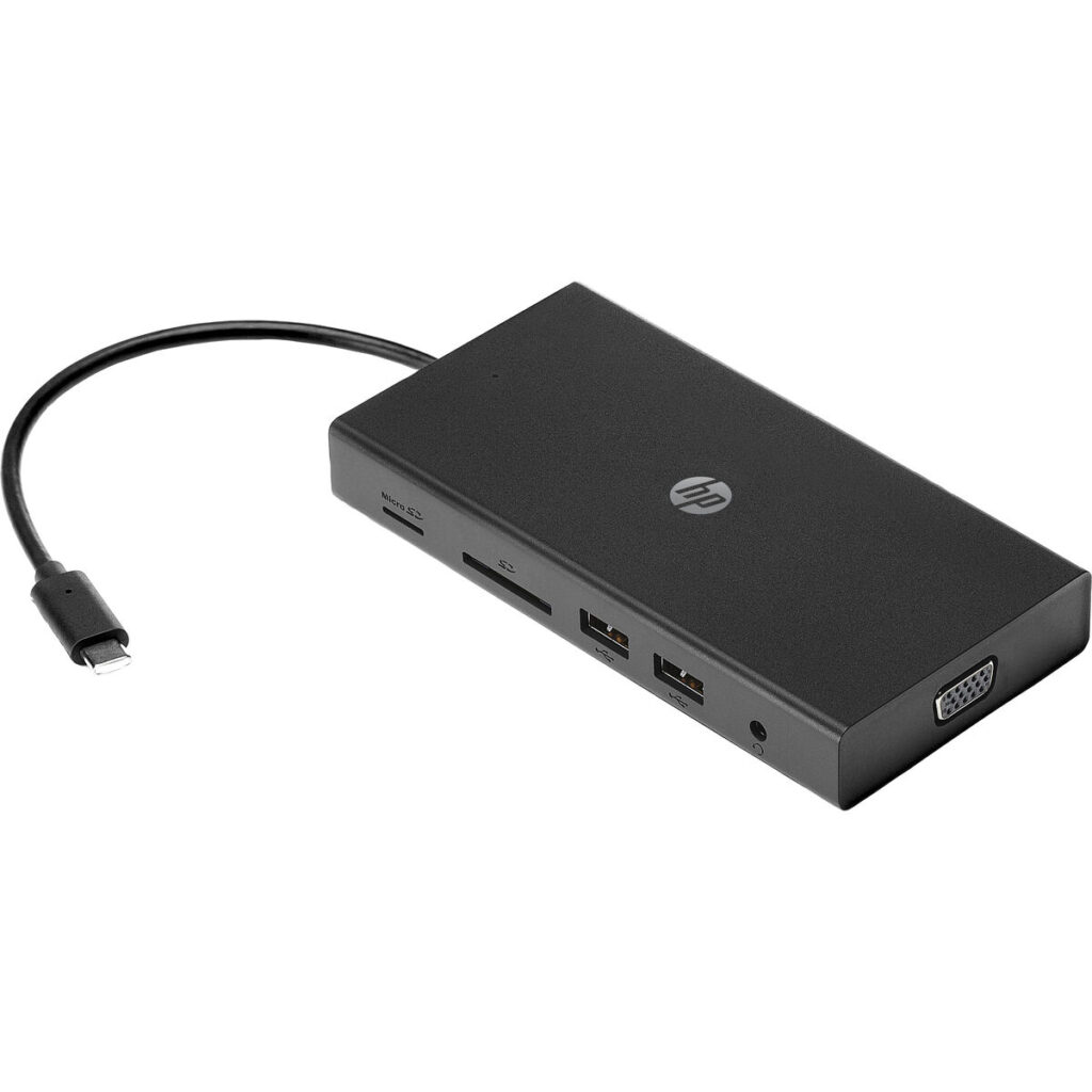 USB Hub HP Multi Port Μαύρο