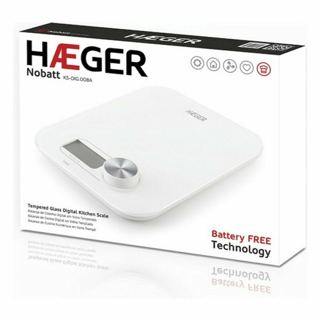 Ζυγαριά Κουζίνας Haeger KS-DIG.008A 5 kg Λευκό