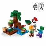 Playset Lego Minecraft 21240 Adventures in the Marais Πολύχρωμο 65 Τεμάχια