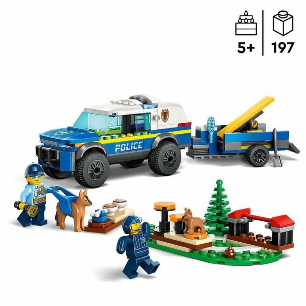 Playset Lego City Police 60369 + 5 Ετών Αστυνόμος 197 Τεμάχια