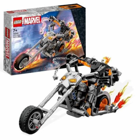 Playset Lego Marvel 76245 The robot and motorcycle of Ghost Rider Πολύχρωμο + 7 Ετών 264 piezas