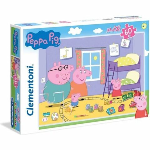 Παιδικό παζλ Clementoni SuperColor Peppa Pig 26438 68 x 48 cm 60 Τεμάχια