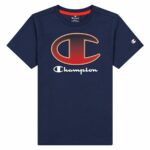 Παιδικό Μπλούζα με Κοντό Μανίκι Champion Crewneck T-Shirt B Ναυτικό Μπλε