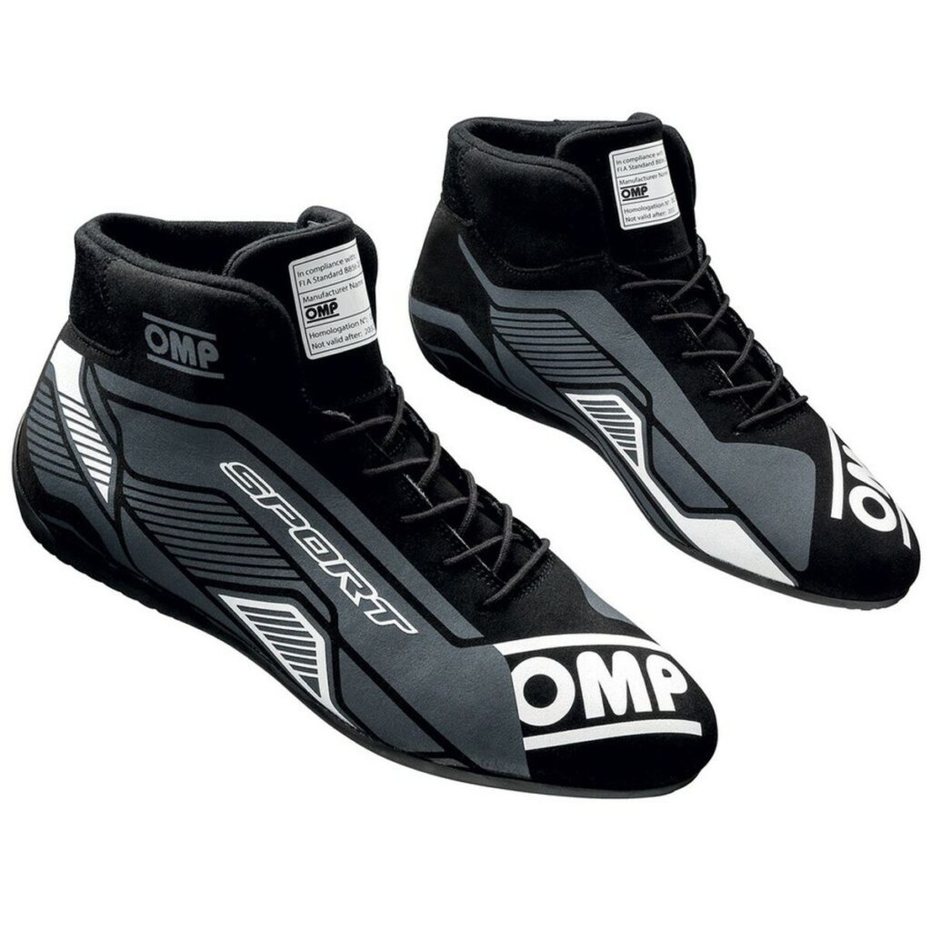 Μπότες Racing OMP SPORT Μαύρο/Λευκό 39
