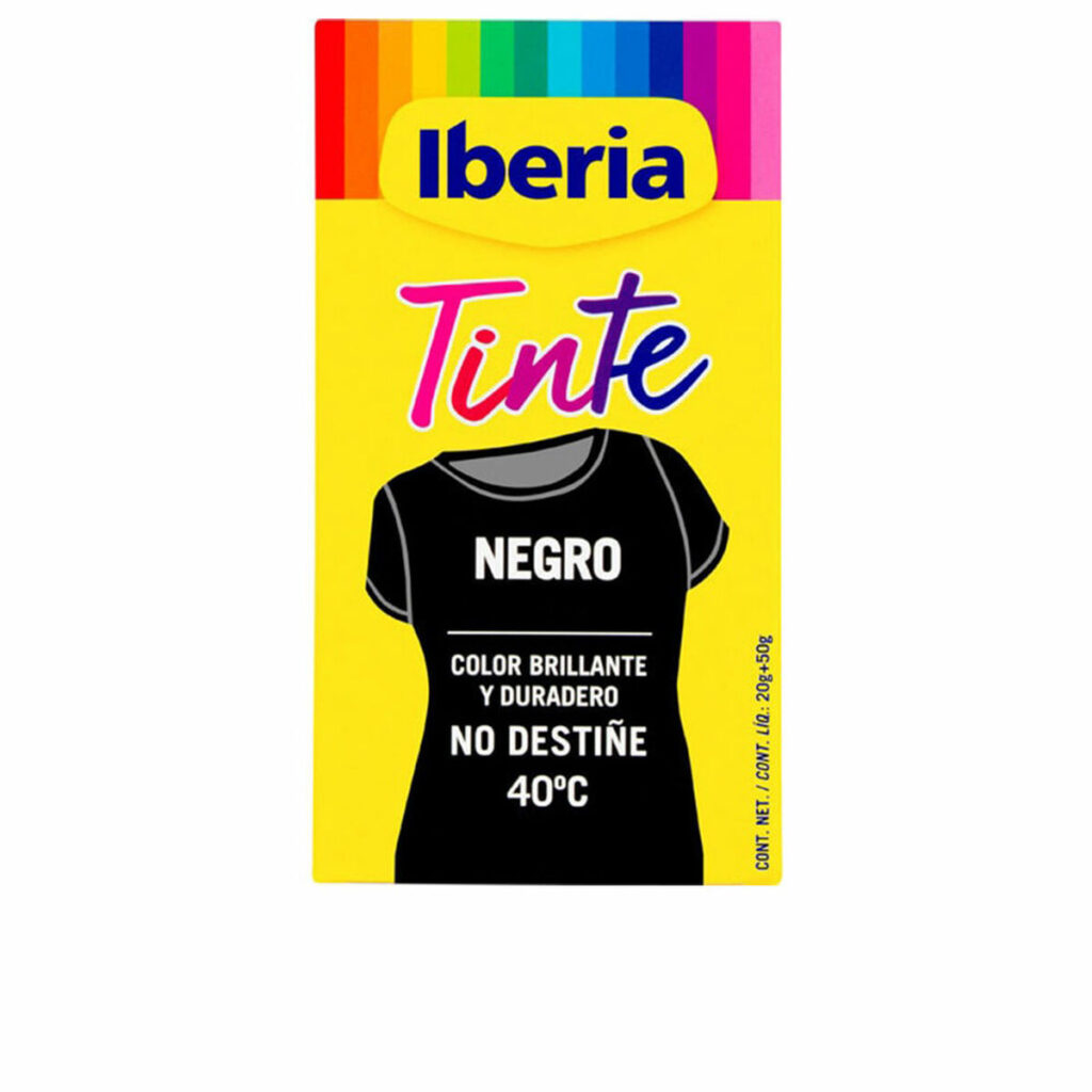 Βαφή για Ρούχα Tintes Iberia Μαύρο 70 g