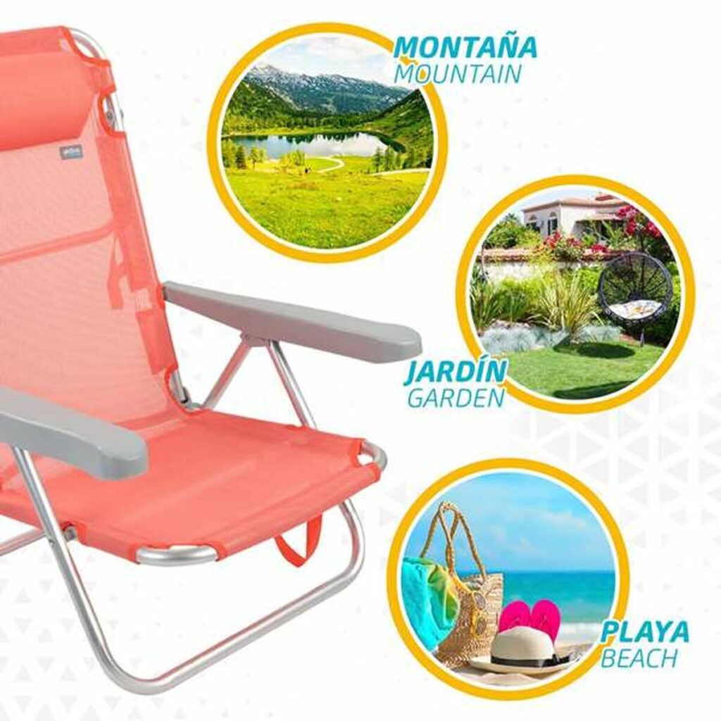 πτυσσόμενη καρέκλα Colorbaby Flamingo Ροζ 48 x 46 x 84 cm Παραλία