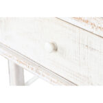 Console Home ESPRIT Λευκό Καφέ Μαύρο Μέταλλο Έλατο 181 x 45 x 86 cm