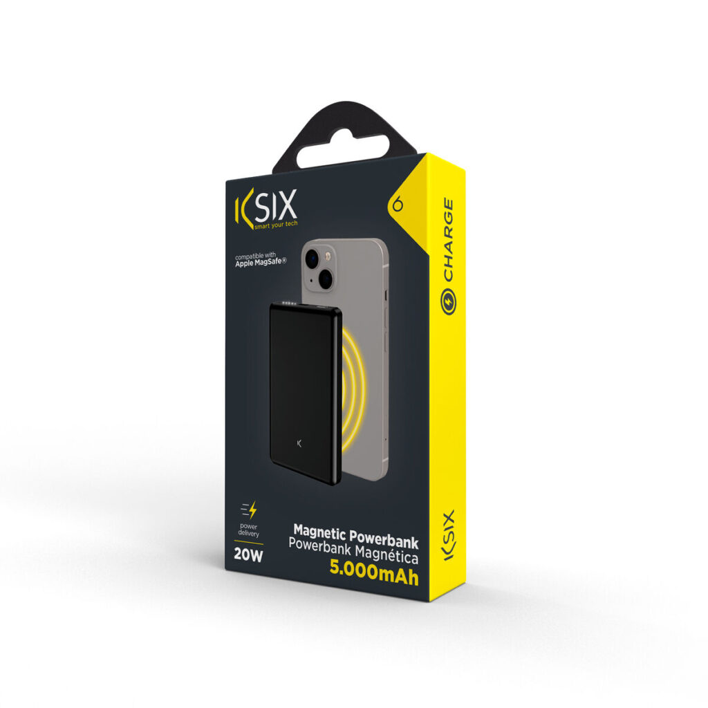 Powerbank KSIX Γκρι 5000 mAh