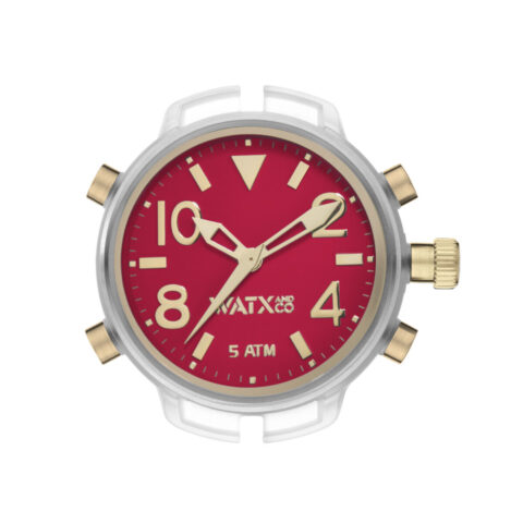 Unisex Ρολόγια Watx & Colors RWA3723 Κόκκινο (Ø 49 mm)