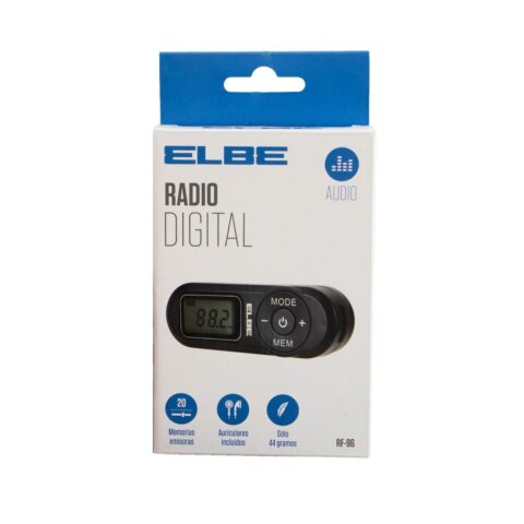 Ψηφιακό Φορητό Ραδιόφωνο ELBE RF-96 Μαύρο FM