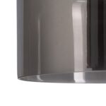 Φωτιστικό Οροφής Hierro/Cristal Κρυστάλλινο Γκρι 220 V 240 V 40 x 40 x 120 cm
