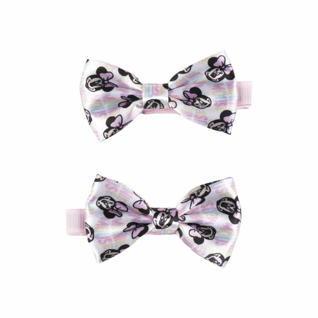 Τσιμπιδάκια Disney   Ροζ Minnie Mouse Γραβάτα Ρύθμιση (3 Τεμάχια)
