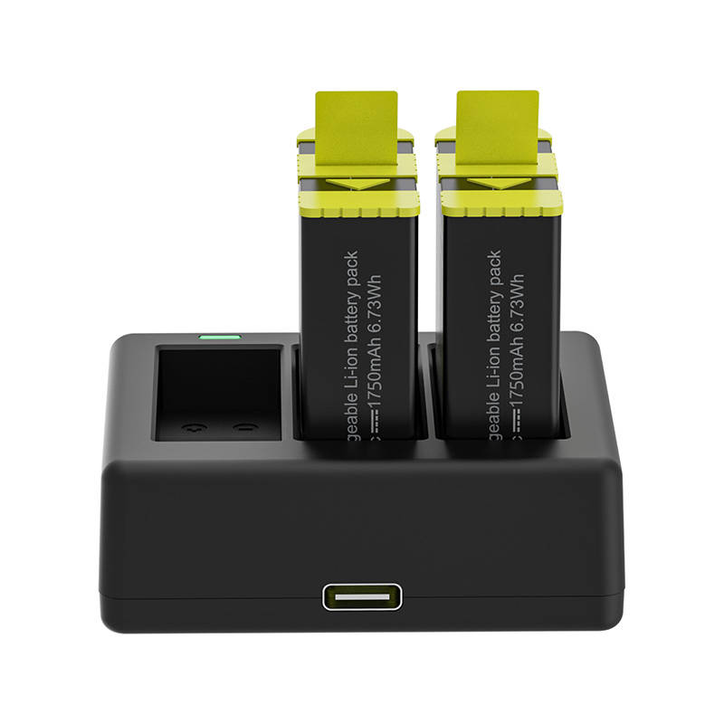 Telesin three-channel charger + 2 batteries for GoPro Hero 9 / 10 / 11 / 12 (GP-BTR-903-B)