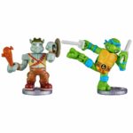Στρατιωτικές φιγούρες Teenage Mutant Ninja Turtles Legends of Akedo: Leonardo vs Rocksteady