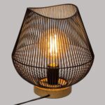 Επιτραπέζιο Φωτιστικό Atmosphera Jena Μαύρο Μέταλλο 40 W (Ø 28 x 26 cm)