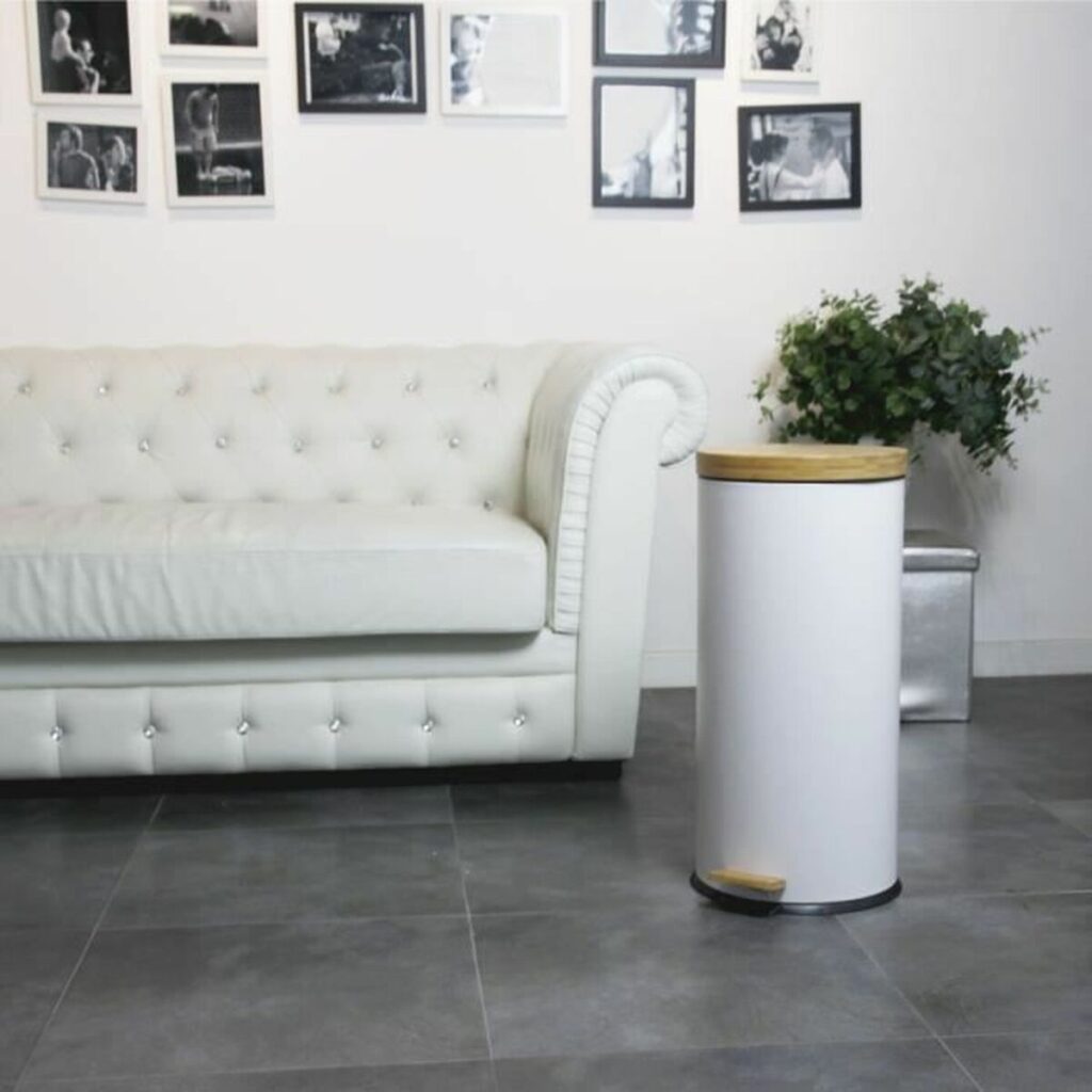 Κάδος για τα Σκουπίδια Kitchen Move Λευκό 30 L