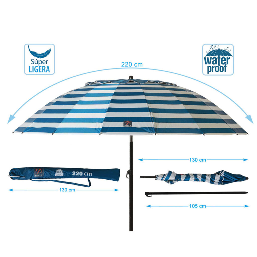 Solskjerm 220 cm UPF 50+ Ναύτης