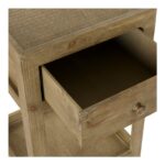 Κομοδίνο DKD Home Decor Καφέ Φυσικό Bamboo Ξύλο MDF 44 x 42 x 75 cm 43 x 42 x 75 cm
