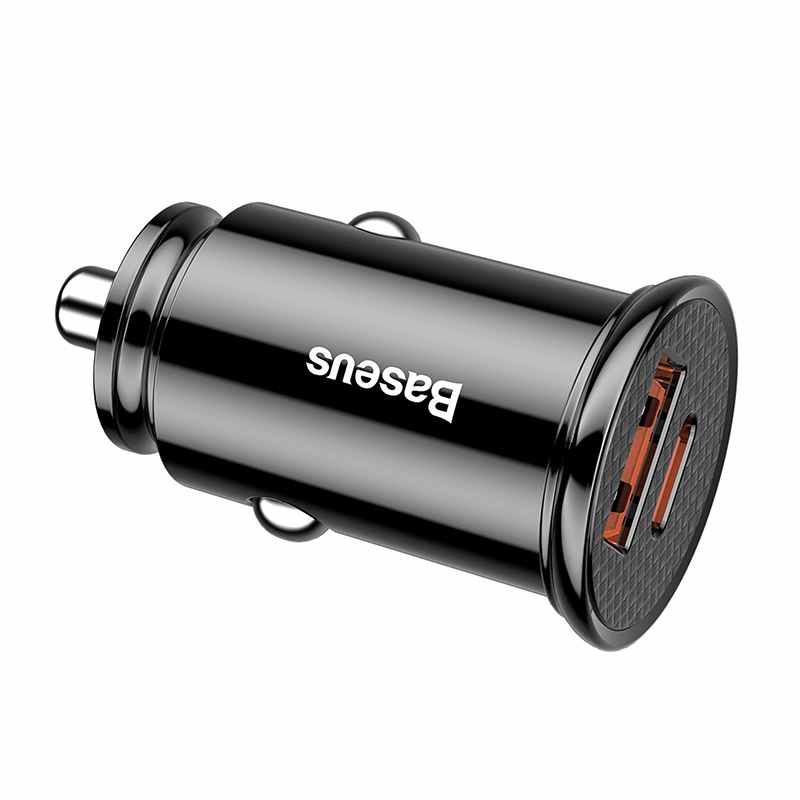 Baseus Φορτιστής Αυτοκινήτου Circular PD QC4.0+ 5A 30W (Μαύρο)