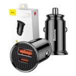 Baseus Φορτιστής Αυτοκινήτου Circular PD QC4.0+ 5A 30W (Μαύρο)