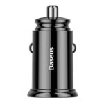 Baseus Φορτιστής Αυτοκινήτου Circular PD QC4.0+ 5A 30W (Μαύρο)
