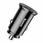 Baseus Φορτιστής Αυτοκινήτου Circular PD QC4.0+ 5A 30W (Μαύρο)