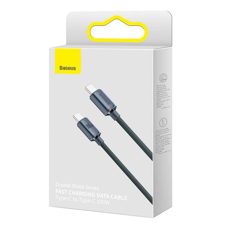 Baseus Καλώδιο USB-C σε USB-C Crystal Shine