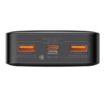 Baseus Powerbank Bipow 20000mAh 20W (Μαύρο)