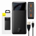 Baseus Powerbank Bipow 20000mAh 20W (Μαύρο)