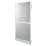 Δίχτυ για κουνουπιέρες Πόρτες Fiberglass Αλουμίνιο Λευκό (220 x 100 cm)