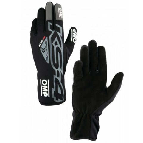 Karting Gloves OMP KS-4 Μαύρο S