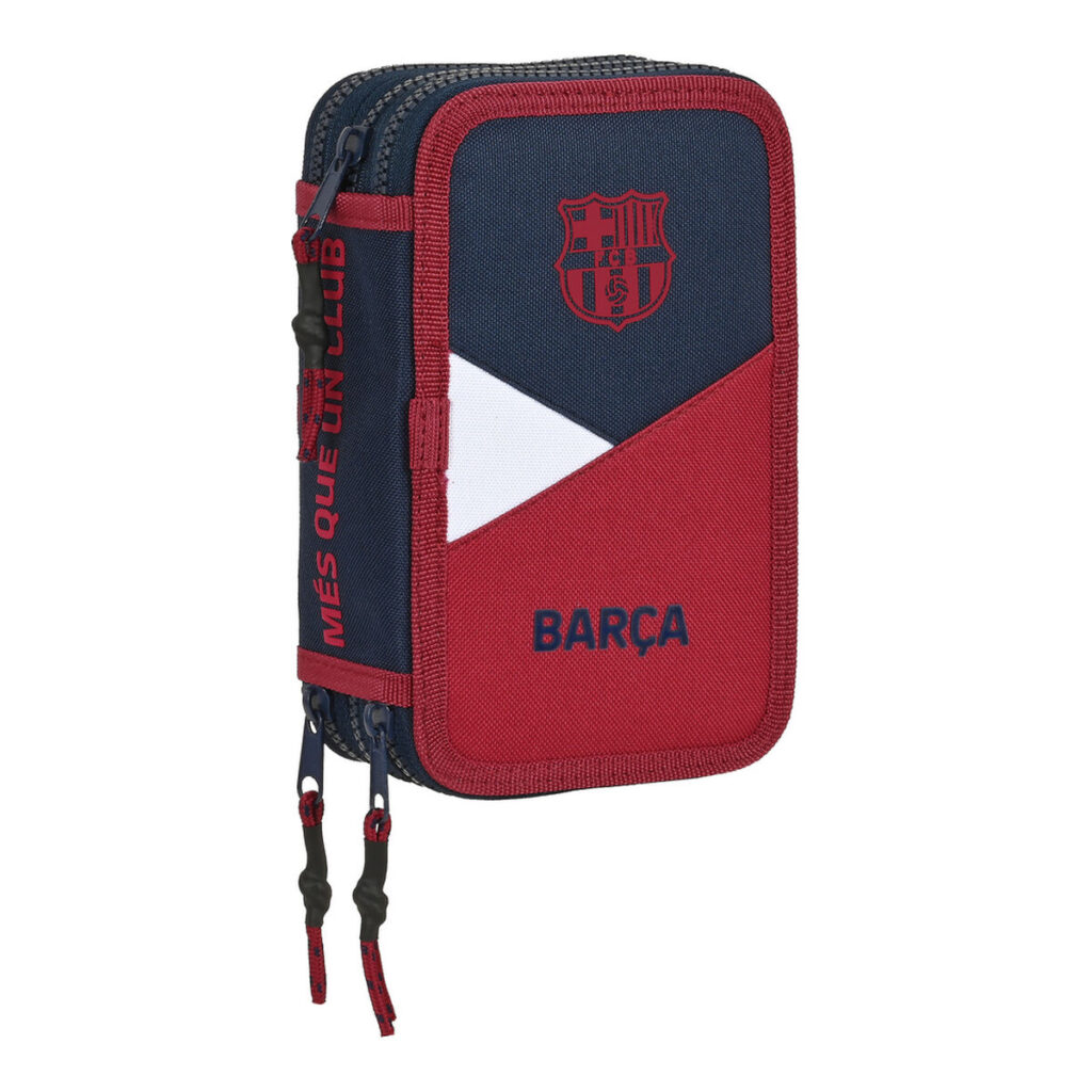 Τριπλή Κσετίνα F.C. Barcelona Corporativa Μπλε Μπορντό (12.5 x 20.5 x 6 cm) (41 Τεμάχια)