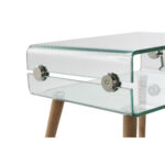 Κομοδίνο DKD Home Decor Κρυστάλλινο ξύλο οξιάς (55 x 40 x 55 cm)