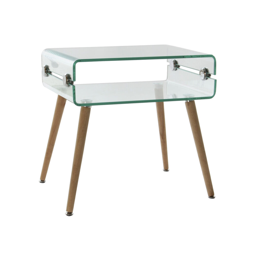 Κομοδίνο DKD Home Decor Κρυστάλλινο ξύλο οξιάς (55 x 40 x 55 cm)