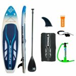 Φουσκωτή Κυματοσανίδα Paddle Surf με Αξεσουάρ Kohala Sunshine Λευκό (305 x 81 x 12 cm)