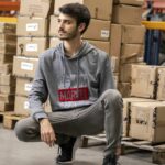 Ανδρικό Φούτερ με Κουκούλα Marvel Γκρι Σκούρο γκρίζο
