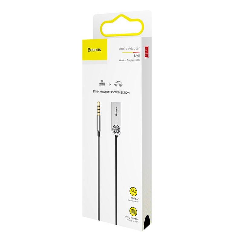 Baseus Αντάπτορας Ήχου USB Bluetooth 5.0  AUX (Μαύρο)