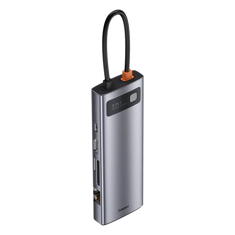 Baseus Docking Station 9σε1 Metal Gleam Series
