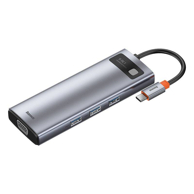 Baseus Docking Station 9σε1 Metal Gleam Series