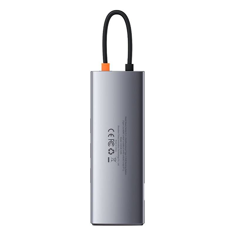 USB-C σε 3xUSB 3.0 + HDMI + USB-C PD + Ethernet RJ45 + MicroSD/SD + VGA (Ασημί)